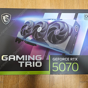 MSI 지포스 RTX 5070 게이밍 트리오 OC 미개봉 팝니다.
