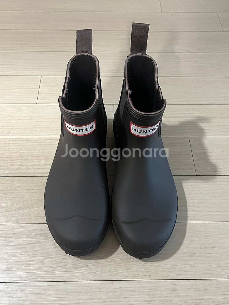 헌터 첼시 레인부츠 220 비터초코--0