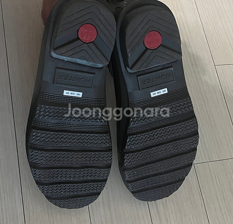 헌터 첼시 레인부츠 220 비터초코--3