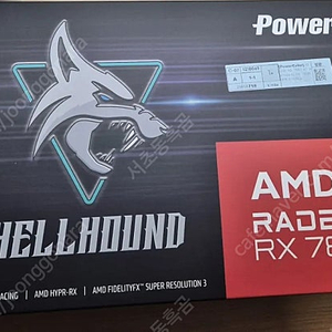 Powercolor Rx7800xt 팔아요~
