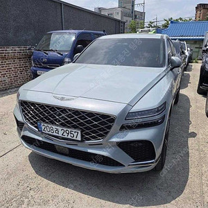 제네시스 GV80 중고 GV80 중고 가격 파란색 2024년식 11,633km 가솔린 3.5T AWD 중고차 살 때