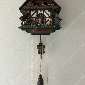 이번 달 까지 급처)블랙포레스트 독일 기계식 뻐꾸기 시계 판매합니다