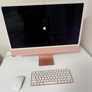 인천 애플 iMac 24 M3 2023 핑크