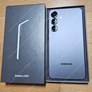 갤럭시 S25 플러스 512기가 블루블랙 삼성닷컴/삼성강남 전용 컬러 자급제 팝니다.