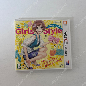 닌텐도3ds 걸스스타일 한국정발 팝니다