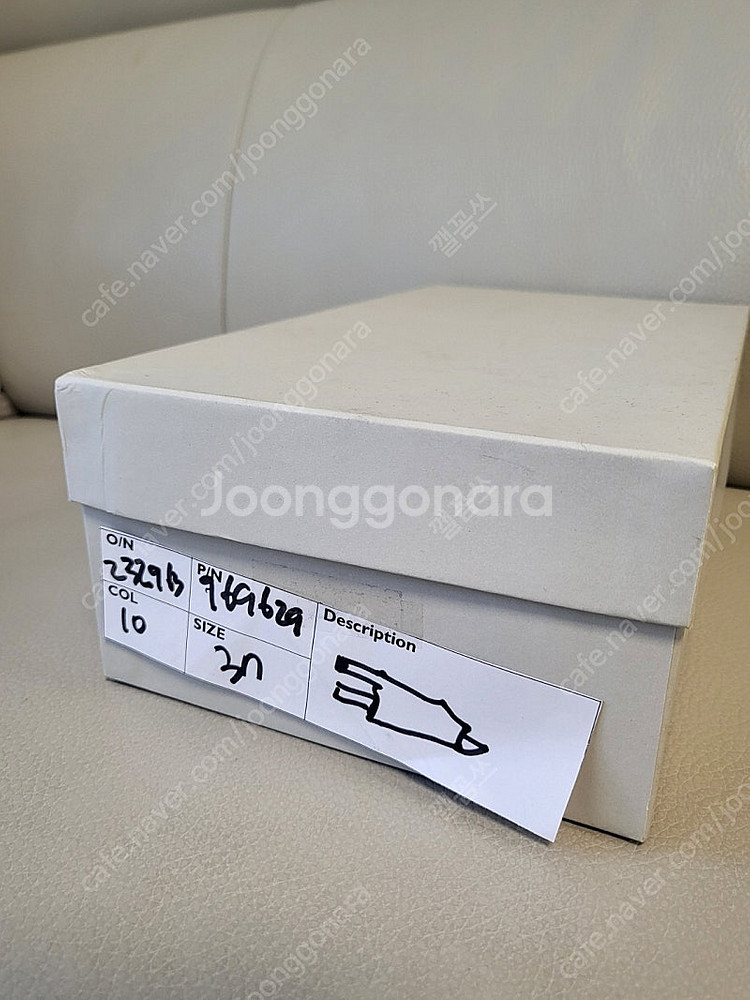 코스 엘라스틱 오픈토 슬링백 가죽 샌들 37사이즈 23...--7