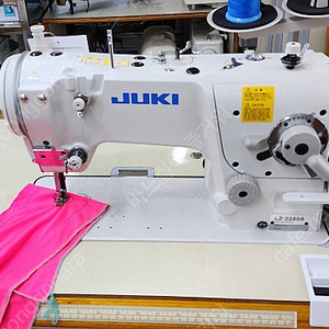지그재그미싱 주키(JUKI)LZ-2280A 란제리미싱 새상품