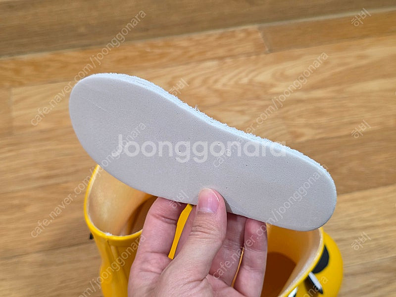 (새상품) 담비 노란색 곰돌이 장화 어린이 레인부츠 1...--5