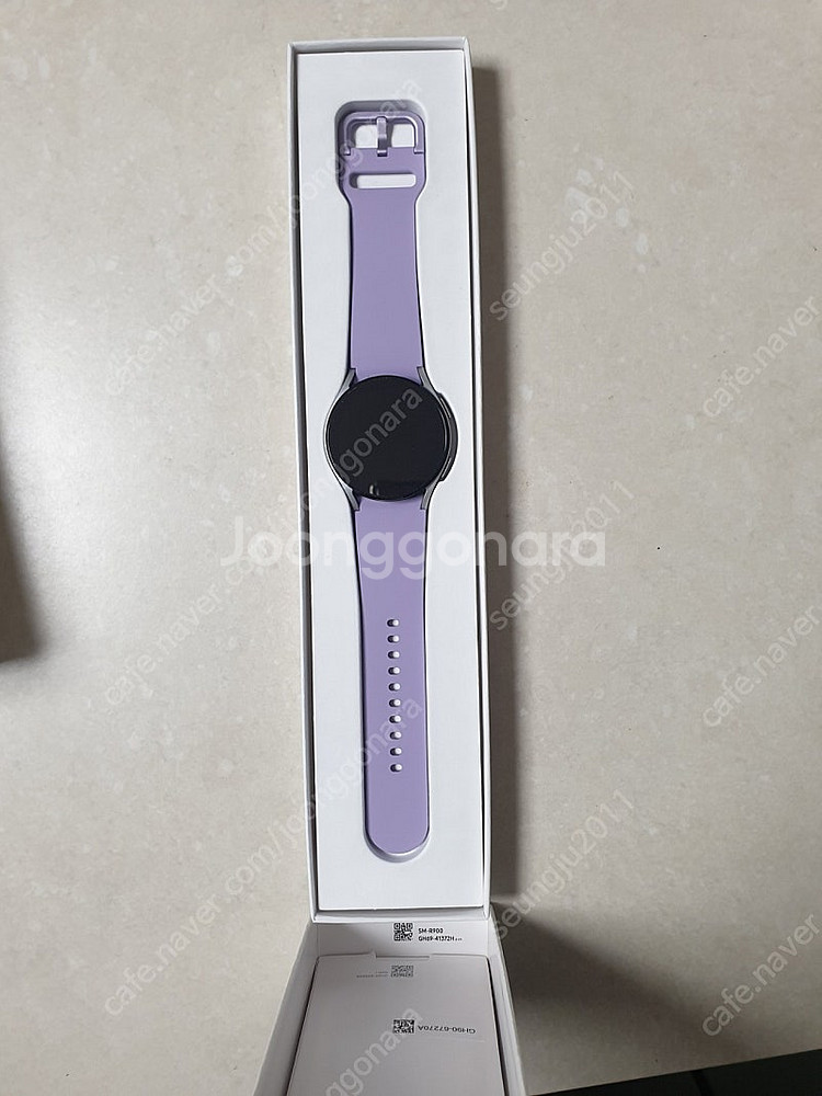 갤럭시워치5 실버(보라)40mm 엘지유플러스--0