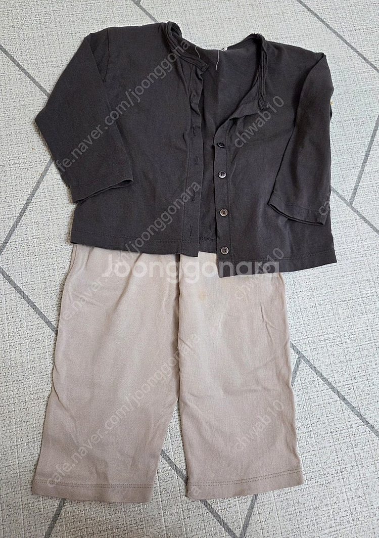 아베끄몽 심플리가디건 S + 바지--0