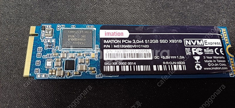 중고 m2 SSD512G 인텔 nvme--0
