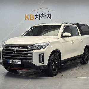 쌍용 렉스턴 스포츠 칸 중고 차 쌍용 렉스턴 스포츠 중고차 픽업트럭 중고 흰색 2022년식 40,734km 디젤 2.2 4WD 프레스티지 중고차구매