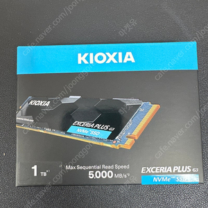 미개봉 키오시아 EXCERIA PLUS G3 1TB nvme ssd 팝니다.