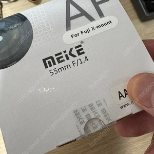 후지 meike 55mm f1.4 AF렌즈 x-마운트 새상품 팝니다.
