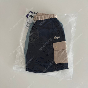 glgk 반반 카고팬츠 라이트블루 120