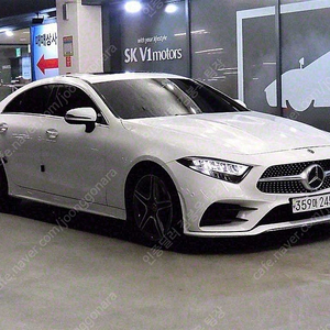 벤츠 인증중고 CLS클래스 중고차 흰색 2020년식 56,955km CLS 300d AMG Line 수원중고차