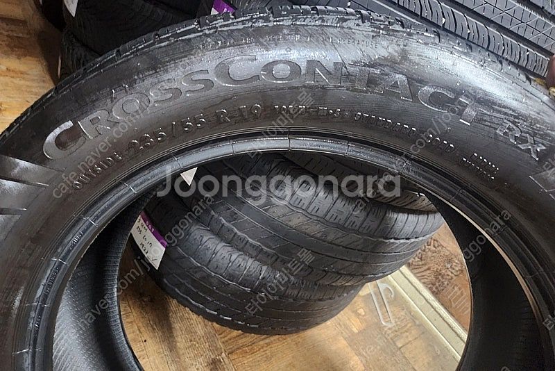 235 55 19 콘티넨탈 크로스컨택트RX 중고타이어 ...--2
