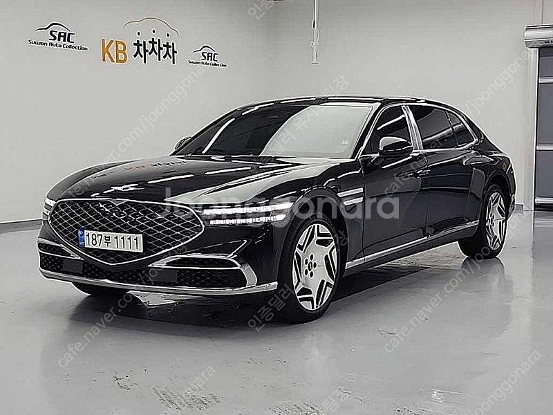 제네시스 G90 중고차 가격 제네시스 중고 검정색 20...--0