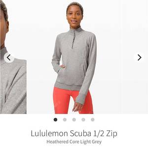 룰루레몬 스쿠바 하프집업 [새상품] Scuba Half Zip 그레이 사이즈2