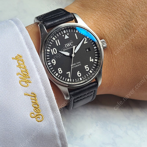 [정품] IWC 마크18 파일럿 가죽 블랙 (IWC Mark XVIII)