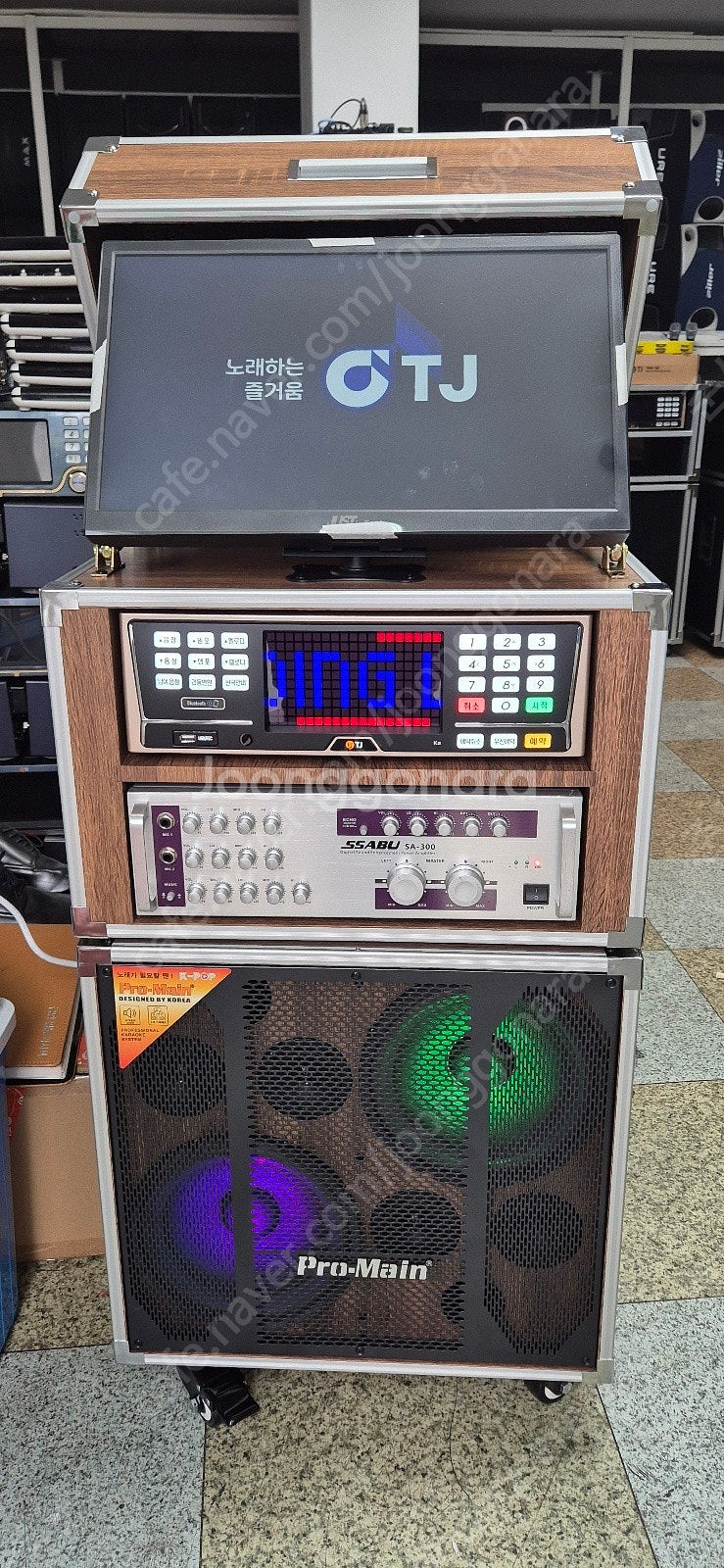 [세제품 일체형 이동식 노래방기계] K2 노래방 세트 ...--1