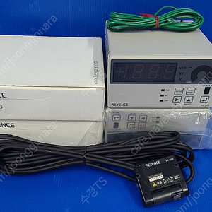 KEYENCE SK-200 & SK-035 / 키엔스 정전기 센서 앰프 유닛, 센서 헤드 세트팝니다.