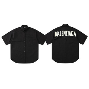 하이포인트 [Balenciaga] 발렌시아가 테이프 타입, 폴리티컬 스텐실 라지핏 쇼츠 슬리브 셔츠
