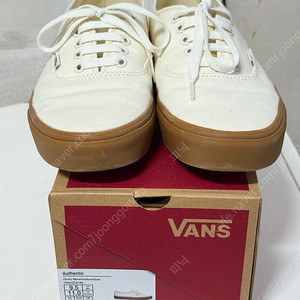 반스 어센틱 - (껌) 마시멜로우:껌 275 사이즈 팝니다