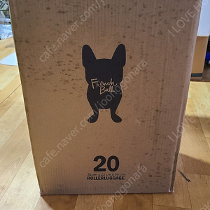 프렌치불 Chexie 20인치 캐리어 오프화이트 새상품이에요