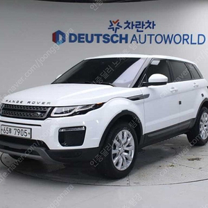 레인지로버 이보크 중고차 이보크 중고 흰색 2018년식 2.0 TD4 SE 중고자동차