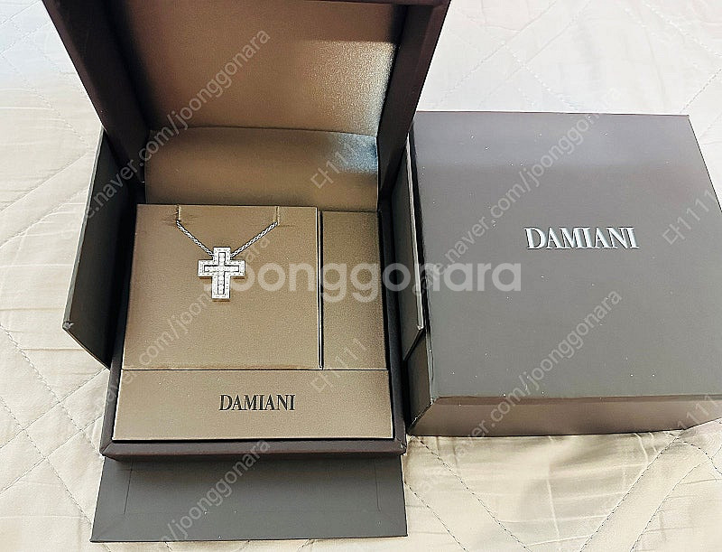 [M] 다미아니 벨에포크 다이아 화이트 골드 네클리스 ...--0