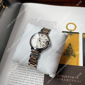 W2BB0002 발롱블루 33mm 옐골 콤비 오토매틱 까르띠에 Cartier 여성스틸시계