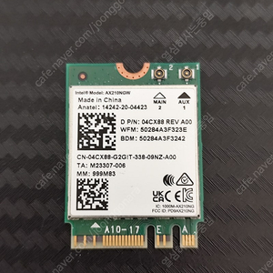 인텔 AX210NGW m.2 무선랜카드 택포 1.5만