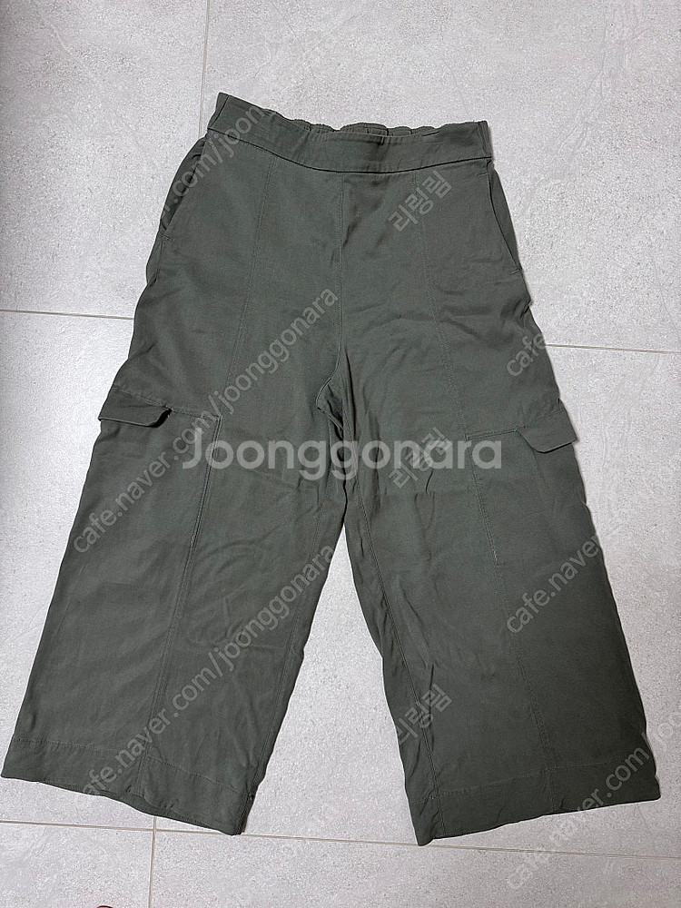 룰루레몬 모달소재 와이드 크롭팬츠--2