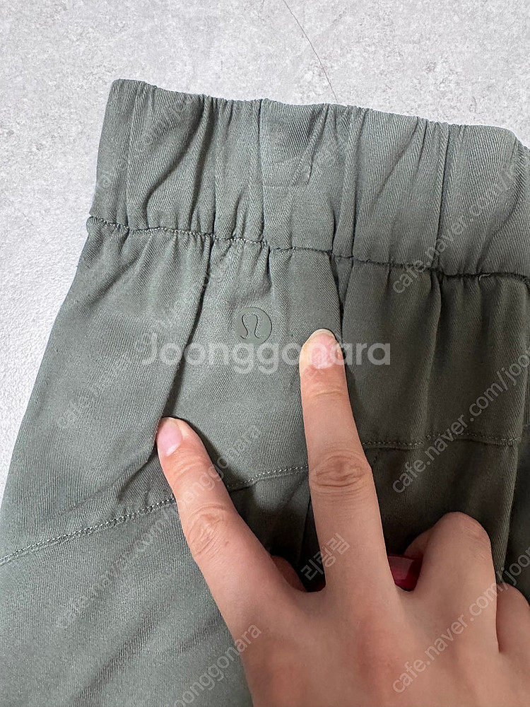 룰루레몬 모달소재 와이드 크롭팬츠--3