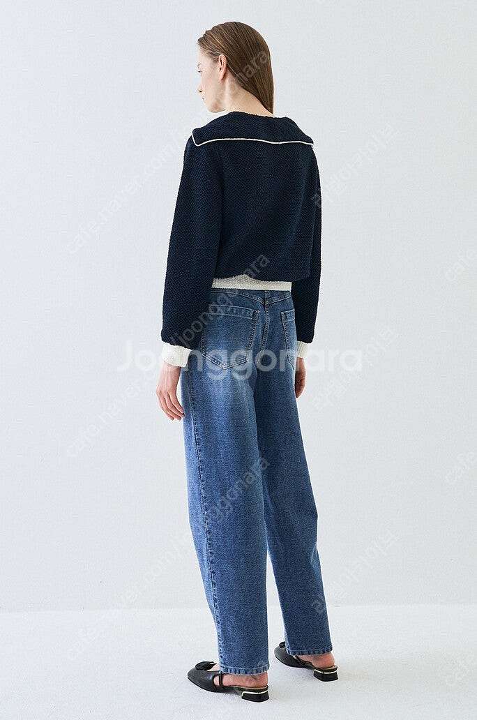 2024 랑방컬렉션 세일러 칼라 탑 한섬--4