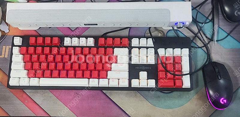 마이크로닉스 X50 키보드 / g102 게이밍 마우스 ...--0