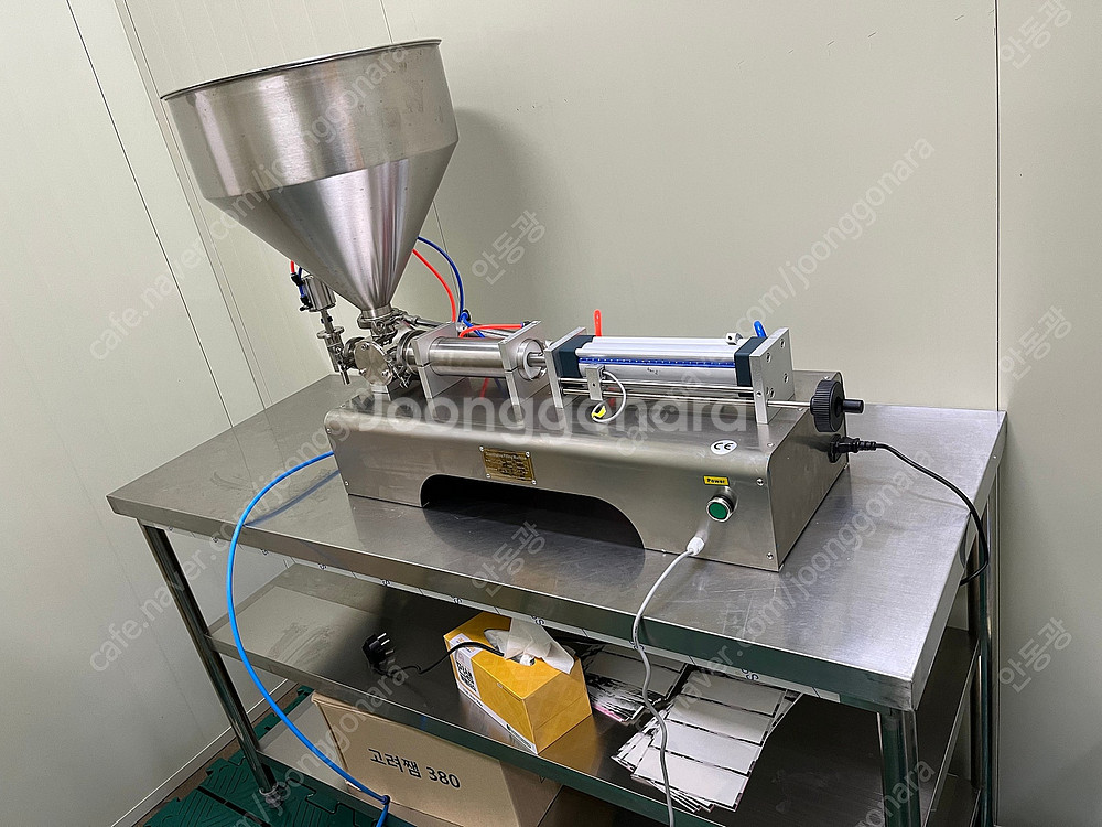 고점도 액상충진기 50-500ml 저렴하게 판매합니다.--1