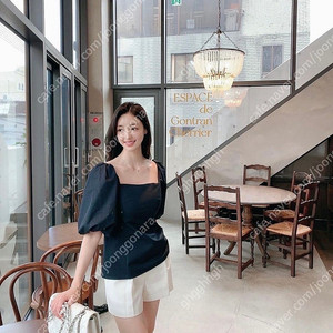 라플라 제작 퍼프 블라우스