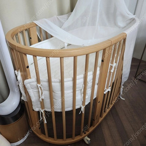 스토케 아기 원목침대