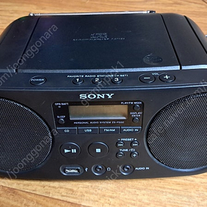 소니 SONY CD 라디오 USB 플레이어