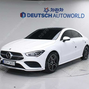 46,716 km 벤츠 CLA클래스 중고 벤츠 CLA 중고 C118 CLA 250 4MATIC 중고차거래카페 흰색