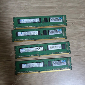 삼성 DDR3 DRAM 1Rx8 PC3-106000E-00-10-D0