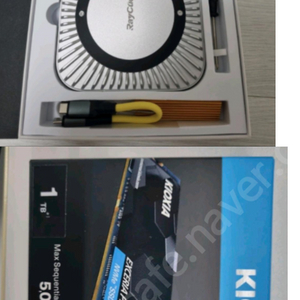 [팝니다] 맥미니 M4 스테이션 Raycue 40Gbps, 키오시아 EXCERIA PLUS G3 M.2 NVMe (1TB)