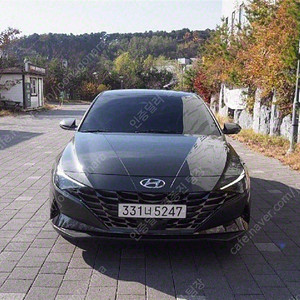 아반떼 중고차 아반떼 하이브리드 중고 회색 2021년식 57,859km 인스퍼레이션 중고차카페