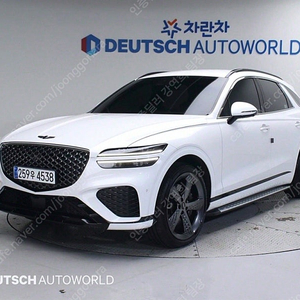 제네시스 GV70 중고차 할부 제네시스 중고차 흰색 2021년식 77,551km 2.5T 가솔린 AWD 스포츠 중고차허위매물없는곳
