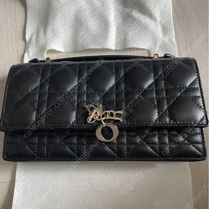 My Dior 미니 백 블랙 까나쥬 양가죽