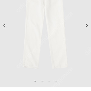 포유온 fyeo arc straight denim 아이보리 34 새상품