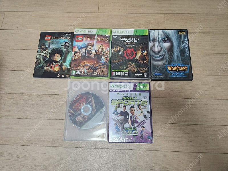 XBOX360 게임시디 기어스오브워,철권6,반지의제왕--0