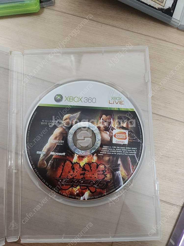 XBOX360 게임시디 기어스오브워,철권6,반지의제왕--3
